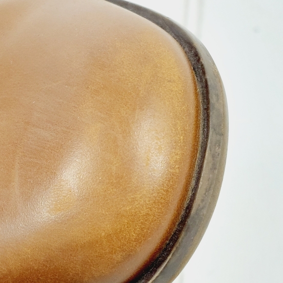 Talbots Narrow  Brown Leather Zip Up Buckle Accent Ankle Booties i923 - Picture 11 of 14